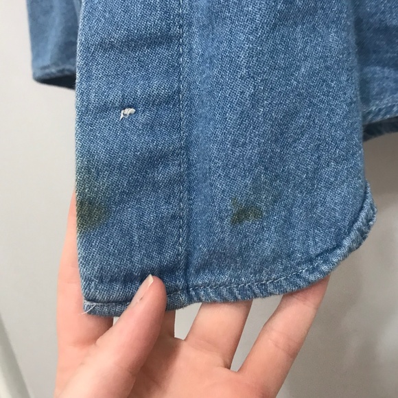 AA Denim Sleeveless Crop - Picture 4 of 4